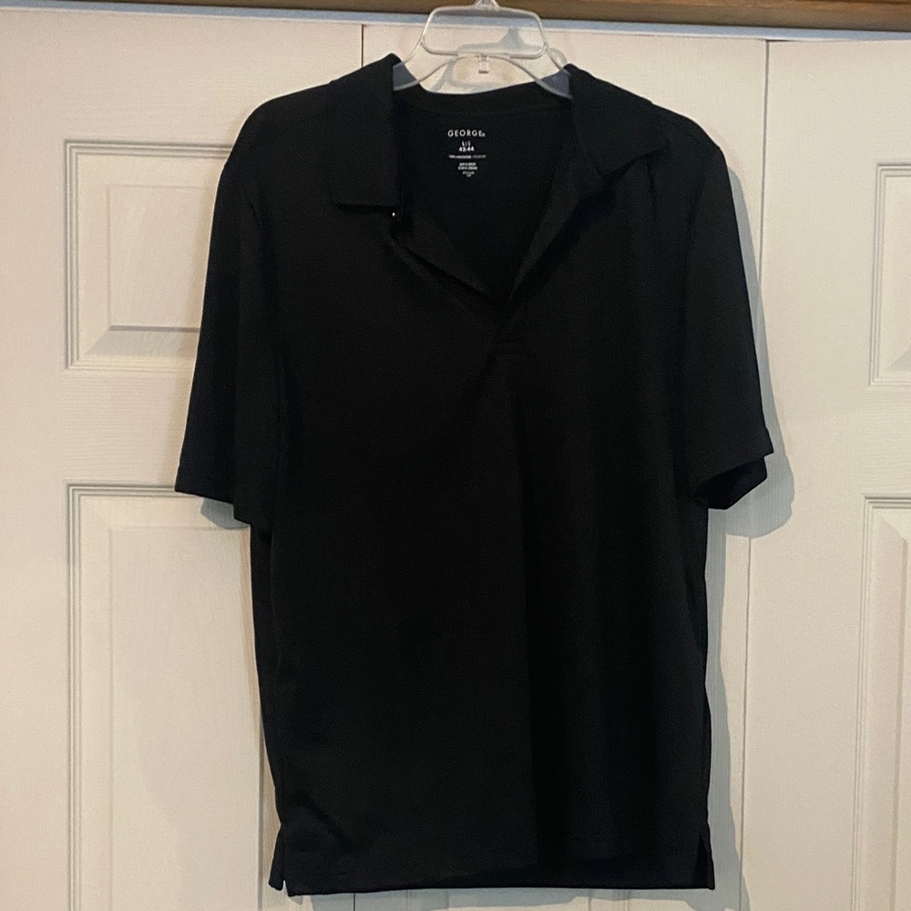 George Men's Classic Black Polo Shirt